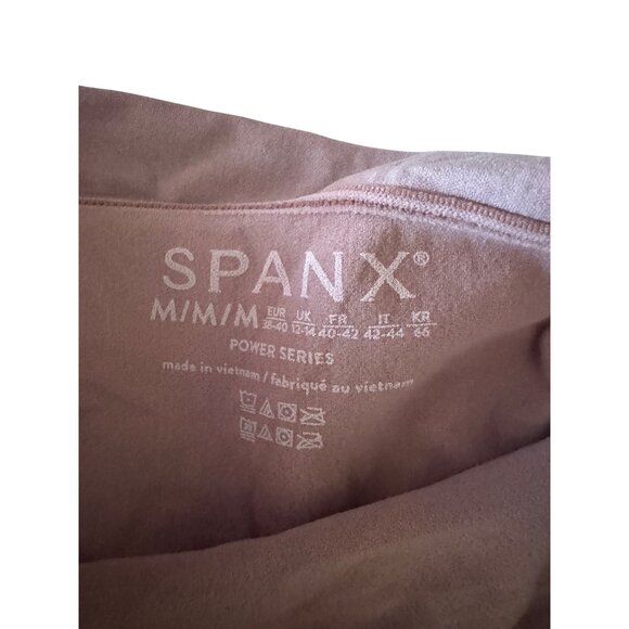 Spanx Power Shaper Short Seamless Size Medium Cafe Au Lait NWB Style 2744 - Picture 8 of 9